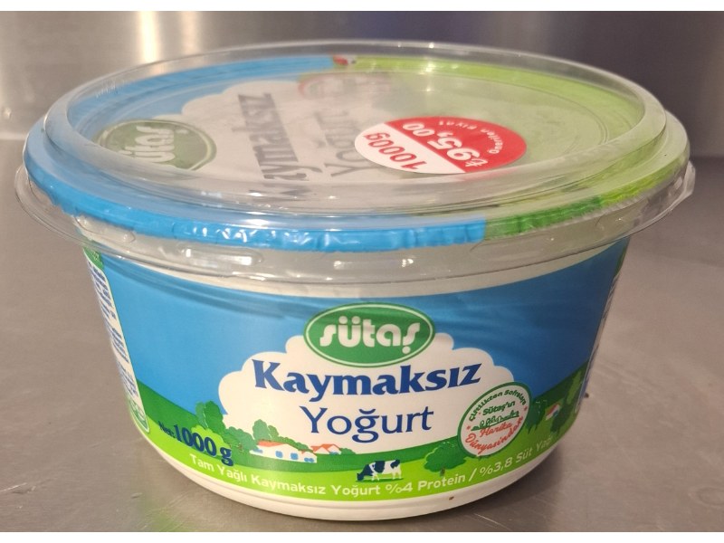 Kaymaksız yoğurt